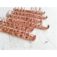 Кольцевой механизм, розовое золото А5, 2,5 см,  1шт